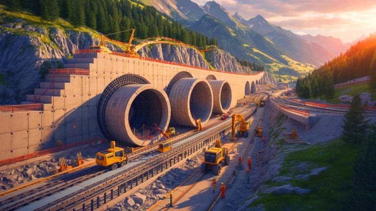 Un projet titanesque franco-suisse : ce tunnel colossal de 57 kilomètres va bouleverser l’avenir des infrastructures européennes et redéfinir les frontières architecturales