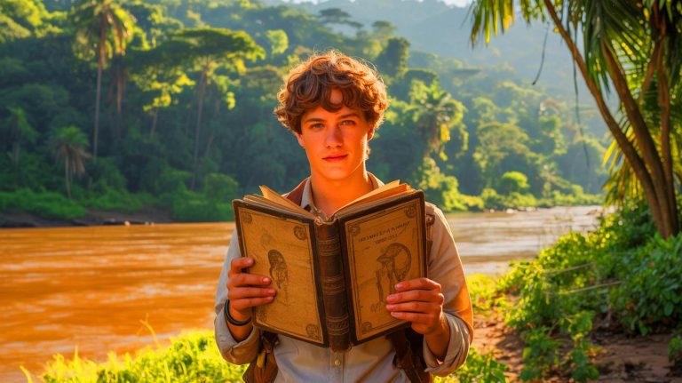 Une découverte qui bouleverse l&rsquo;histoire littéraire : ce narrateur exhume un récit de voyage mythique enfoui près d&rsquo;un fleuve mystérieux
