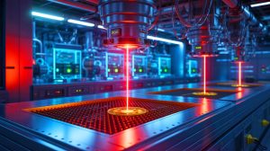 « Ils savaient depuis 6 mois » : la dépendance nucléaire qui détruit l’autonomie énergétique française Illustration de la technologie laser de Global Laser Enrichment pour l'enrichissement d'uranium.
