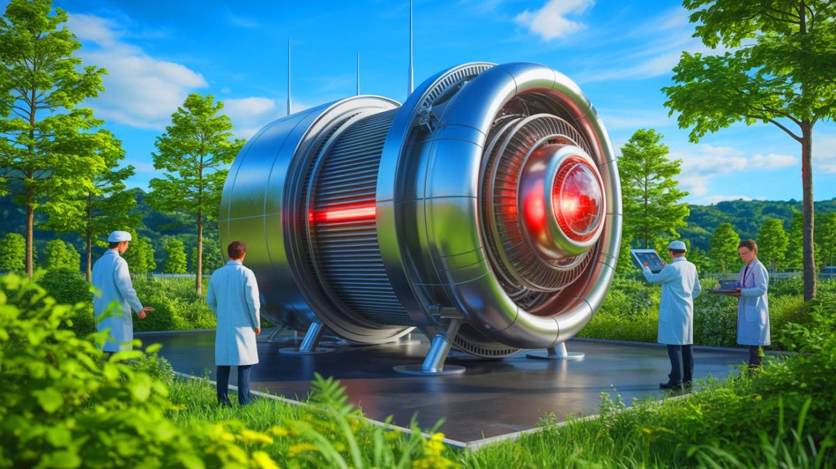 La France lance un combustible révolutionnaire : « 2024, l’année du changement nucléaire mondial » Illustration de l'innovation de Naarea avec le réacteur modulaire avancé XAMR.