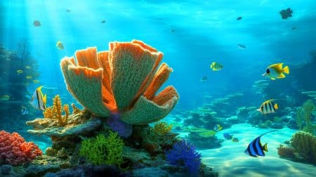Cette créature marine que vous croisez chaque été révèle un secret terrifiant sur l’évolution de notre planète! Illustration de l'éponge de mer, potentiellement le premier animal sur Terre, selon une étude du MIT.