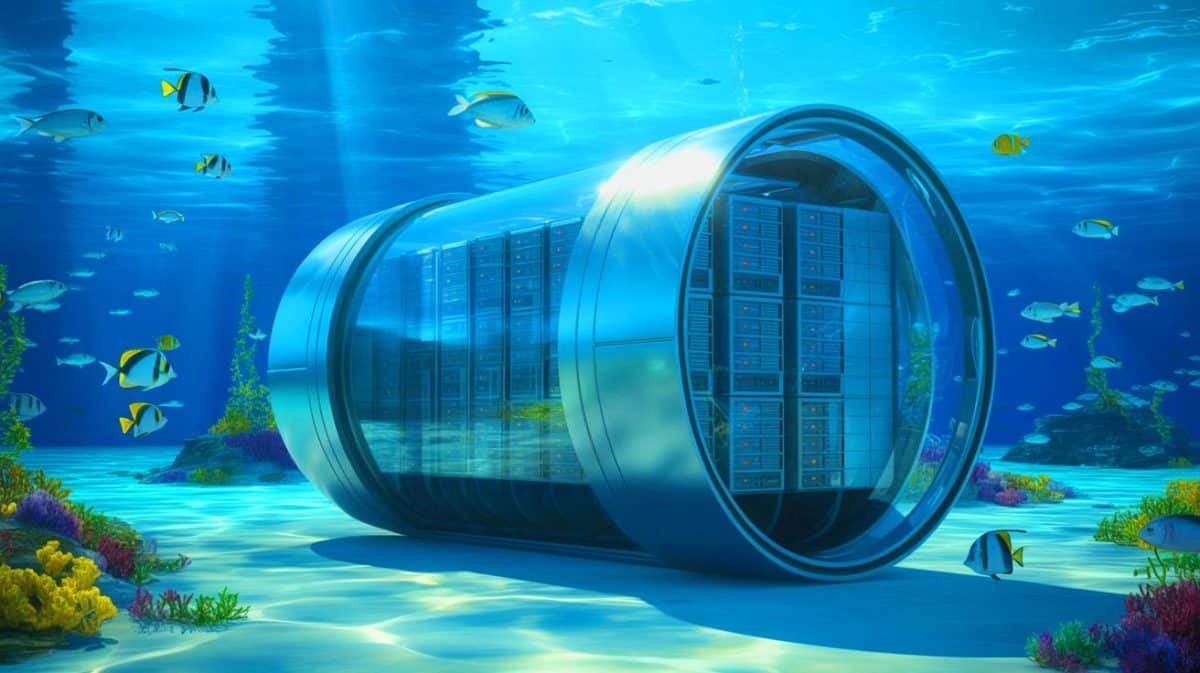 « Ils ont tout copié » : Cette capsule chinoise de 1 433 tonnes menace votre sécurité (et elle est déjà là) Illustration de la capsule de données sous-marine de 1 433 tonnes lancée par la Chine au large de Hainan.