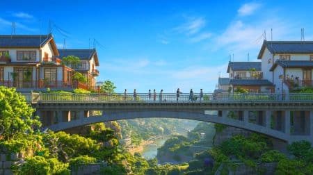 « Impossible d’y croire » : Cette ville asiatique peuple ses ponts et rivalise avec 50% de la France (et ce n’est pas loin) Illustration de maisons suspendues sur un viaduc en Chine, intégrant un espace de vie unique.