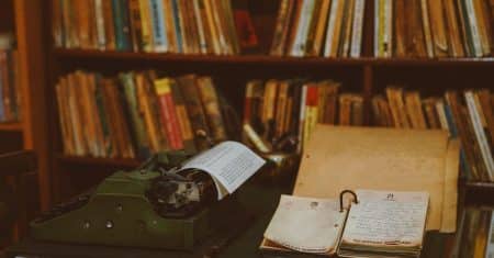 books writing author desk